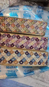 Diseño 2026, Adornos de Encaje Bordado 100% Algodón con Lentejuelas Hechas a Mano para Vestidos, Bolsos de Boda y Regalos - Product Image 1