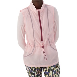 Chaqueta Deportiva Ligera y Transpirable para Mujer, Corte Ajustado, con Cierre de Cremallera, para Actividades al Aire Libre, con Orificios para los Pulgares, Cierre de Resorte - Product Image 1