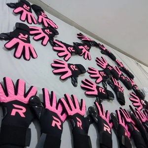 Gants de gardien de but professionnels Blue Eagle Sports, couleur personnalisable, grip en latex, protection complète des doigts, respirants, fermeture auto-agrippante - Product Image 1