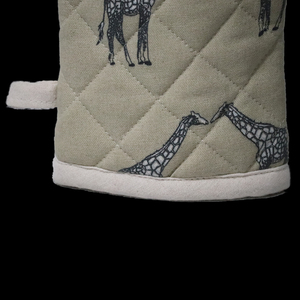 Customized Size and Color Beautiful Animal Print Design Cotton <b>Oven</b> Mitt at Lowest Price in India. - Product Image 4