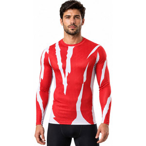 Camisetas de Compresión Personalizadas para Hombre, Manga Larga, Poliéster/Algodón de Alta Calidad, Transpirables y de Secado Rápido - Product Image 4