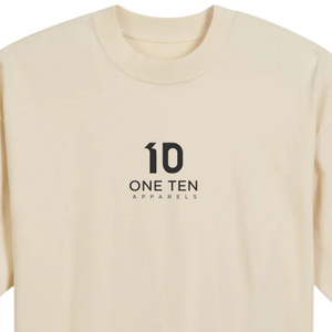 เสื้อยืดโอเวอร์ไซส์ทรงบ็อกซี่ สีธรรมชาติ ผ้าฝ้ายพรีเมียม ทรงหลวม แขนสั้น สไตล์ลำลอง สตรีทแวร์ เสื้อเปล่า สำหรับงานสั่งทำ - Product Image 3