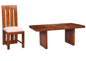 Luxury Commercial Restaurant Furniture Solid Wood <b>Table</b> 6 Chairs Set for Hotel & Gym Use Durable Eco-Friendly - Product Image 4