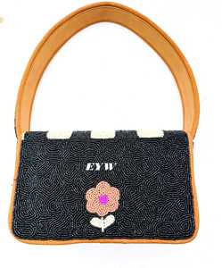 Designer Handmade Embroidered Shoulder Purse for Women for Everyday Fashion and <b>Gift</b> Collections with cross <b>stitching</b> low price - Product Image 4