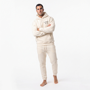 Ensemble survêtement jogging homme personnalisé avec logo, sweat-shirt en coton, streetwear, vêtements décontractés, fabricant de vêtements - Product Image 3