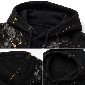 Sweat-shirts à capuche personnalisés OEM, coupe ample, 320 GSM, 100 % polyester, impression par sublimation, design graphique surdimensionné, hiver, décontracté, homme - Product Image 5