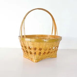 Cesta de Bambú que Combina el Estilo de Tejido Tradicional con una Función Práctica de Almacenamiento para la Organización Diaria - Product Image 2