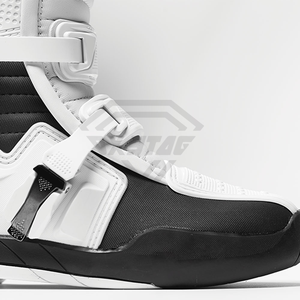 Custom Genuine Leather Summer Waterproof Motorcycle Boots with Zip Closure Protective Racing Durable Anti-Slip OEM - Product Image 5