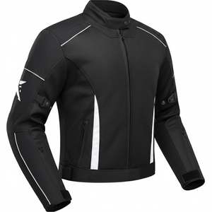 New Printed Motorbike Racing Cordura Leather Jacket with Protection Customized Color & Logo Waterproof & Breathable - Product Image 3