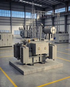 Transformador de Distribución Sumergido en Aceite de Alto Rendimiento, 2500 kVA, Trifásico, Alto Voltaje 11 a 400V, Bobinado de Cobre - Product Image 1