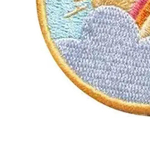 Écussons brodés de qualité supérieure pour vêtements, écussons personnalisés avec logo brodé en couleur unie - Product Image 4