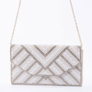 กระเป๋าคลัทช์ปักลายชาติพันธุ์ ราคาไม่แพง กระเป๋าถือดีไซน์เนอร์สำหรับผู้หญิง เหมาะสำหรับงานแต่งงาน งานปาร์ตี้ และงานกลางคืน - Product Image 1