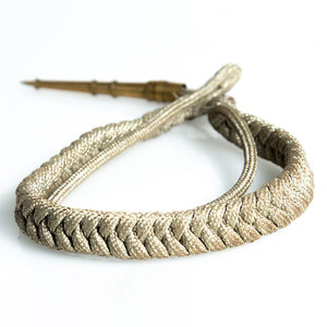 Cordon de lanière en coton 100 % personnalisé de haute qualité pour la vente en gros, cordon d'épaule, aiguillettes, fourragère, pour usage vestimentaire, avec finition réfléchissante - Product Image 2