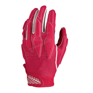 Gants de football américain en cuir de qualité supérieure, antidérapants, fermeture auto-agrippante, adhérence améliorée, ajustement confortable pour l'entraînement - Product Image 2