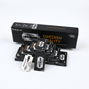 Lames de rasoir jetables à double tranchant en acier inoxydable suédois Matgicol pour l'entretien de la barbe masculine, outils de nettoyage de la peau, à prix abordable - Product Image 2