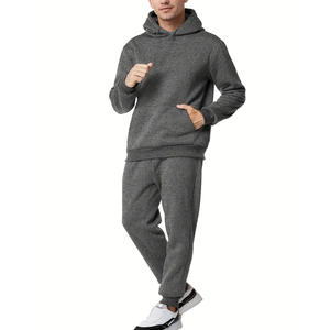 Conjunto de Chándal de Invierno para Hombre al por Mayor a Precio Económico, Diseño Personalizado, Color Sólido, Cierre de Cremallera, Tallas Grandes, Transpirable y Ligero - Product Image 3