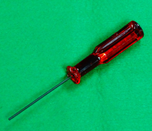 AA0201 1.5mm Hexagon Screwdriver | Red Plastic Handle Hex Screwdriver 1.5mm Precision Tool for Machinery Repair - Product Image 6