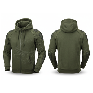 Sweat à capuche pour motard personnalisé, design ventilé pour l'hiver, streetwear de haute qualité avec services de broderie et d'impression de logo personnalisés - Product Image 1