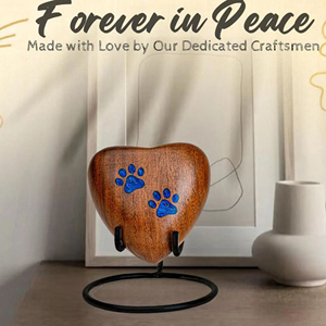 Custom Engraved Wooden Cremation Urn Solid Hardwood Funeral Urn for Adults by AYAANS - Product Image 5