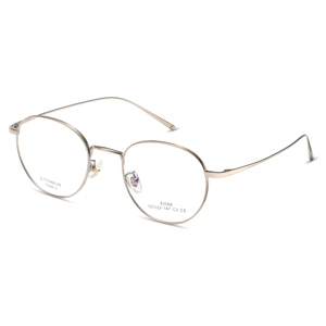 RTS Trends 2026 High Quality <b>Stainless</b> Steel Frame with Titanium Temples Anti-Blue Light <b>Glasses</b> with Round AC Lens for Unisex - Product Image 5