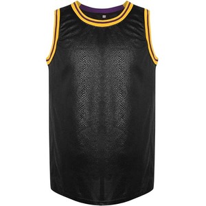 Men's Team Pack Numbers Reversible Basketball Jersey 100% Polyester Breathable Summer Plus Size Front Black and White Practice - Product Image 2