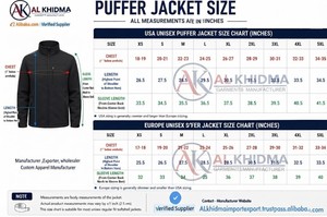 Veste d'hiver matelassée pour homme, coupe-vent épaisse et respirante en nylon, à col montant, avec rembourrage, idéale pour l'extérieur, vente en gros OEM - Product Image 6