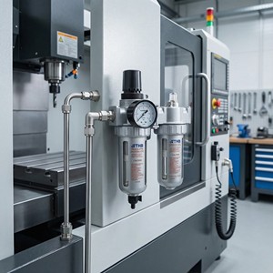 Unidad Modular Combinada Neumática de Aluminio Estándar Industrial, Separador de Aire y Aceite para Compresor, Fábrica Automatizada - Product Image 4