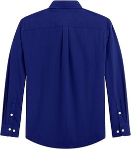 Chemise Oxford Homme Elite Tech Unie Décontractée à Col Boutonné Manches Longues avec Poche Édition Urbaine Flex 2026 - Product Image 3