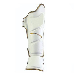 Protections de tibia en cuir PU haute performance, construction durable, protection complète, design léger pour l'entraînement sportif - Product Image 1