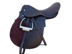 Silla de Montar Inglesa Premium Hecha a Mano de Cuero Genuino para Salto y Doma, Silla de Montar de Contacto Cercano, Fabricante Personalizado, Venta al por Mayor - Product Image 1