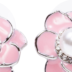   Pendientes Garden Bloom Plateados para Mujer, Joyería Floral Inspirada en Hermandades, Elegantes Pendientes de Moda Estilo Griego, Accesorio de Regalo - Product Image 5