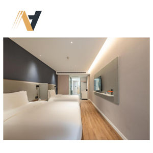 ชุดเฟอร์นิเจอร์โรงแรมทันสมัยทันสมัยดู MDF-LPL-veneer สำหรับชุดห้องนอนจากโรงงานเวียดนาม - Product Image 4