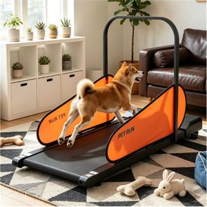Tapis Roulant per Cani da 2,5 HP con Telecomando per Cani di Piccola e Media Taglia, 1 km/h, Display LED, Monitoraggio della Frequenza Cardiaca a Doppio Uso - Product Image 3