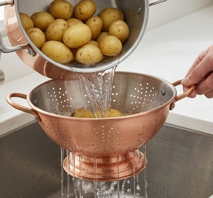 Fine Quality Round Copper Fruit And <b>Vegetable</b> Colander Large Size Latest Design For Washing And Draining Kitchenware Essential - Product Image 2