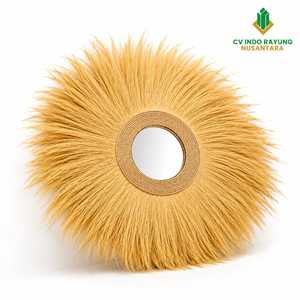 Rattan Sunburst Wedding Thank You <b>Round</b> <b>Wall</b> <b>Mirror</b> Bohemian Handmade Durable Eco-Friendly Decorative Frame Natural Grass Design - Product Image 1