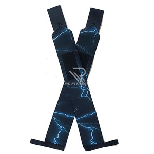 Muñequeras de Compresión de Algodón con Bucle para el Pulgar, Ajustables, Ligeras, Duraderas y Elásticas para Gimnasio, Fitness, Levantamiento de Pesas - Product Image 3