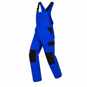Multi Pocket Mechanical Workwear Uniform High Quality Protection Tough Polyester Cotton <b>Overalls</b> Comfort Fit Adjustable Straps - Product Image 1