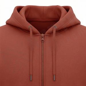 Sweat-shirt à capuche en coton épais et lourd, coupe oversize, épaules tombantes, uni, personnalisable pour homme, couleur personnalisée, fabricant - Product Image 4