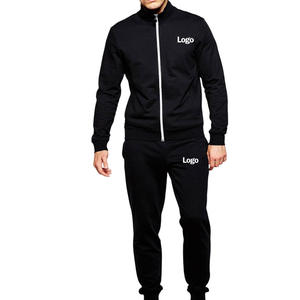 Survêtement d'hiver pour homme, vêtements de sport décontractés, sweat à capuche uni, 100% polyester, polaire respirant, taille élastique, jogging, grandes tailles - Product Image 1