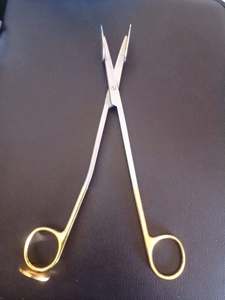 Ciseaux de dissection médical-chirurgical Freeman Gorney Trepsat pour lifting facial, avec insert TC et pointes spécifiques, 8,5 pouces, en acier inoxydable, CE - Product Image 2