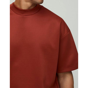 T-shirts pour hommes personnalisés, 100% coton tricoté, sans manches, style streetwear, respirants, à motifs géométriques, lavables en machine, impression - Product Image 6