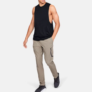 <b>Men's</b> Fitness <b>Vest</b> <b>Stringers</b> Gym Wear Tank Top Singlet Elastic Breathable and Quick-Drying 100% Cotton Sleeveless - Product Image 3