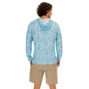 Sweat à capuche camouflage en bambou personnalisé et confortable pour adultes et enfants, chemises de pêche camouflage sublimées UPF 50 avec capuche respirante - Product Image 2