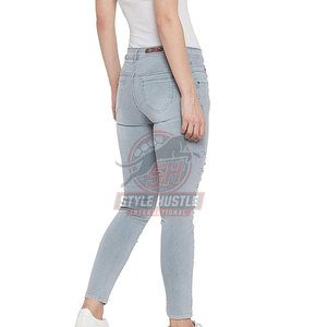 Pantalones Vaqueros de Mujer para Uso en Exteriores, Nuevo Estilo, de la Mejor Calidad, en Color Sólido, a Precio Económico - Product Image 4