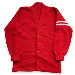 Women <b>Red</b> Knitted Pullover Crew Neck Full Sleeve Puff Sleeve Casual Winter Sweater Solid Color Standard Thickness - Product Image 1