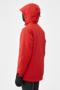 Chaqueta de esquí y snowboard unisex con capucha, transpirable, impermeable, cortavientos, de secado rápido, con cremallera, de tela softshell, al por mayor. - Product Image 2