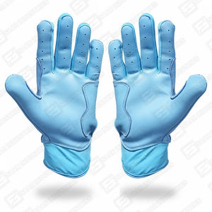 Guantes de Béisbol Antideslizantes Ligeros Personalizados, Cuero Genuino de Vaca Cabretta, Guantes de Bateo Profesionales de Softbol, Cortos - Product Image 6