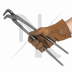 Pince à feu professionnelle de 15 pouces, directement du fabricant, outils de fermeur, réutilisable, poignée ergonomique antidérapante pour le ferrogerie équine, grande taille - Product Image 5