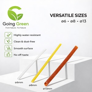 Pajitas de Arroz Blancas para Beber, la Mejor Opción, Biodegradables, Ecológicas, Pajitas para Beber, Ecostraws, Caja de Cartón de Vietnam, Fábrica de Vietnam - Product Image 2
