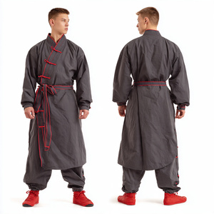 Túnica de Karate para Combate, 100% Poliéster Satinado, Ropa de Artes Marciales, Túnica de Boxeo, Túnica de Seda Satinada para Adultos - Product Image 1